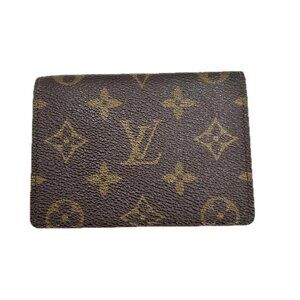 LOUIS VUITTON Pass case Brown Women M60533 Authentic secondhand